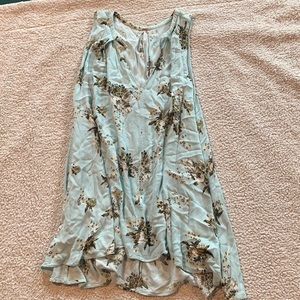 Free People Floral Tunic, Medium